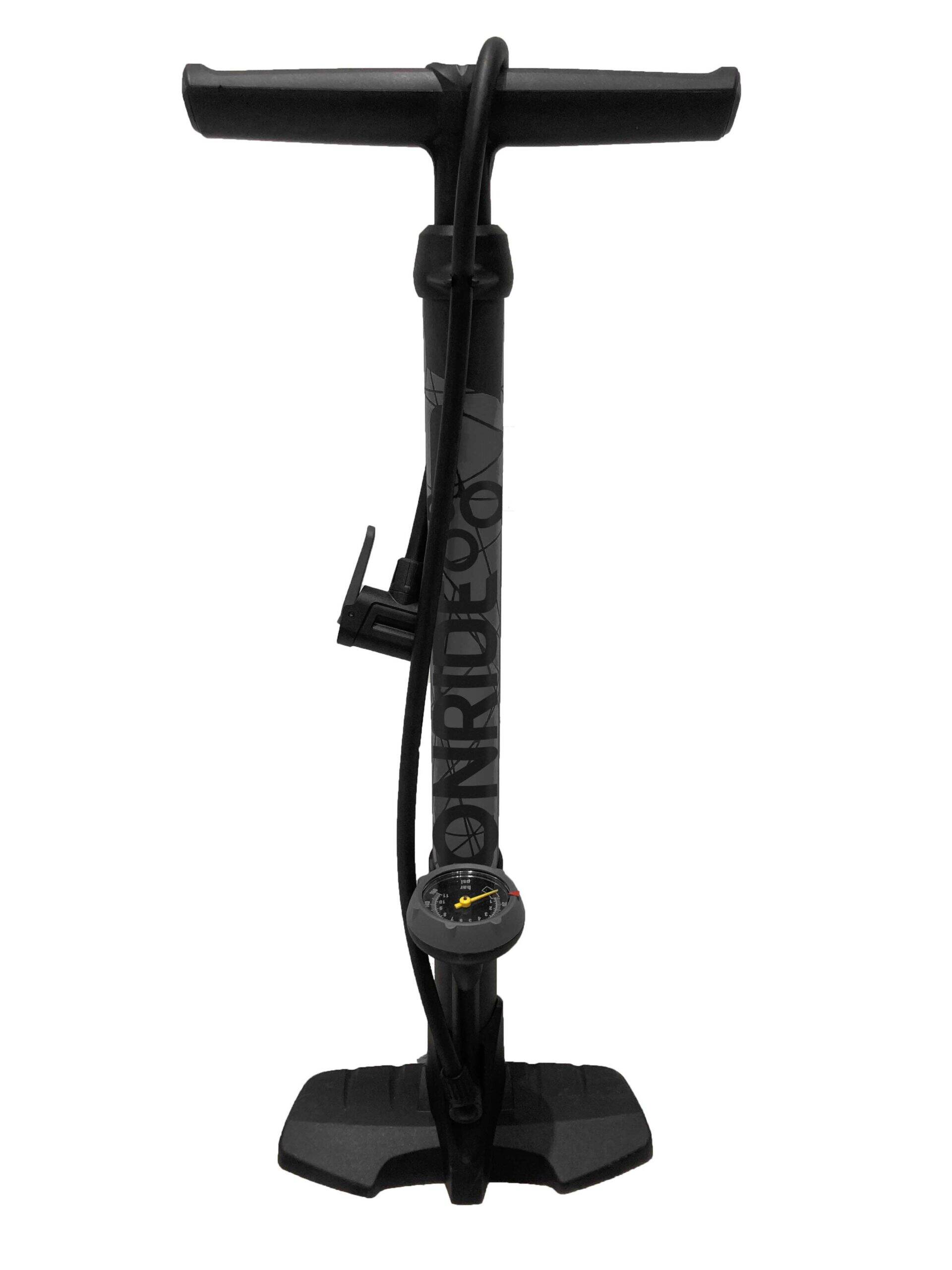 Насос підлоговий ONRIDE Azure алюміній, макс. тиск 160 psi, головка з двома отворами під FV/AV