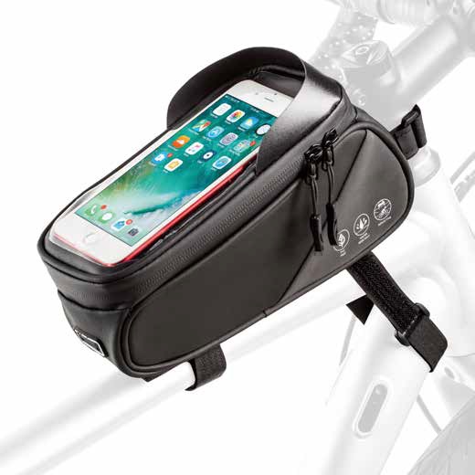 Фото Сумка на раму під смартфон ONRIDE Visor 30, об’єм 0,8 л, водовідштовхувальна тканина, світловідбивна