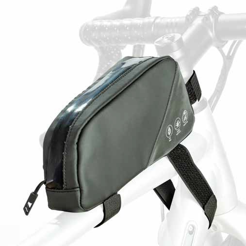 Фото Сумка на раму ONRIDE Framebag, объем 0,8 л, водоотталкивающая ткань, светоотражающая вставка.