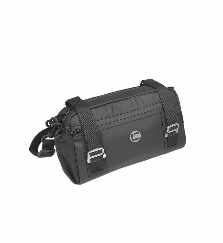 Фото Сумка на руль/под раму ONRIDE Barrel 30, объем 2,5 л, водоотталкивающая ткань, светоотражающая