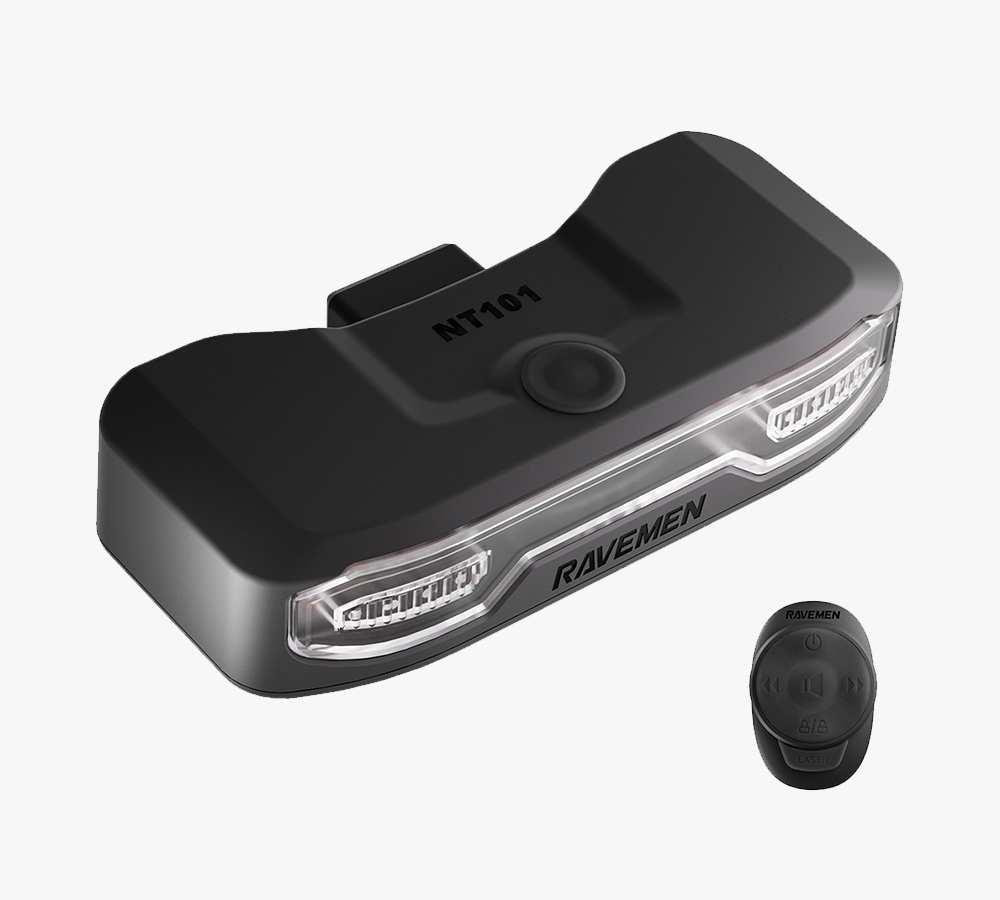 Фото Заднє світло Ravemen NT101 (160 lm, 2200 mAh) з бездротовою кнопкою та сигналізацією
