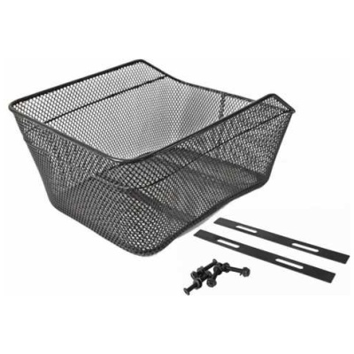 фото - Кошик Kands 18х28х38см, на багажник чорний (HT-113)