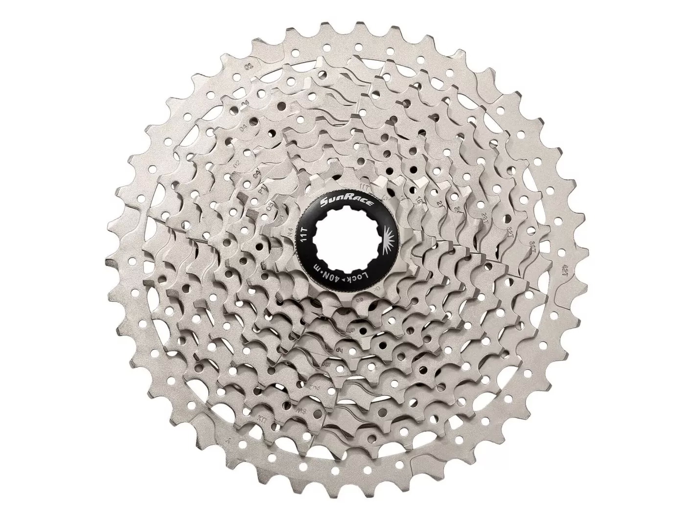 Касета SunRace CSMS2 TAY X, 10 шв, 11-42T, Silver