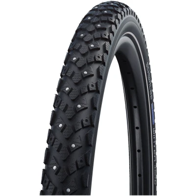 фото - Покрышка 27.5×2.00 (50-584) SCHWALBE WINTER K-Guard, TwinSkin B/B+RT HS396 104 Steel Studs WiC 50EPI