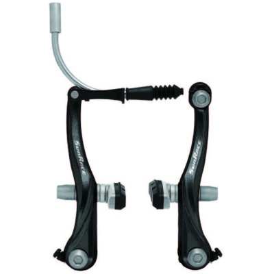 фото - Тормоз V-brake SunRace BCM52, высота рычагов 110 мм, алюминиевые, картриджные колодки, черный.