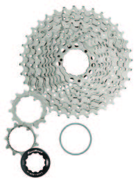Касета SunRace CSMS1 TAV X, 10 шв, 11-34T, Silver