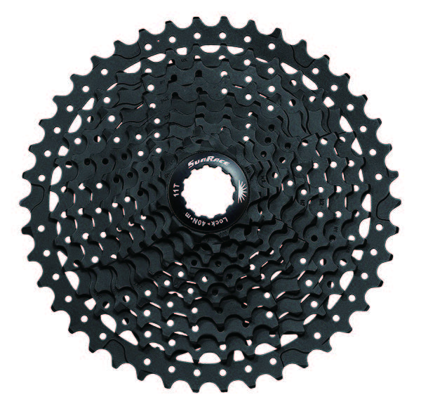 Фото Касета SunRace CSMS2 TAY E, 10 шв, 11-42Т, Black
