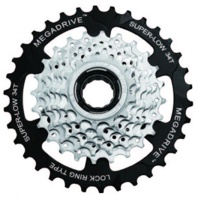 фото - Тріскачка SunRace MFM4S 7CV, 7 швидкостей, 13-34T, Zinc/Black