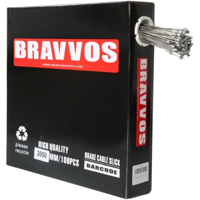 фото - Трос для переключателя нерж. BRAVVOS 2050х1,1мм 100 шт.
