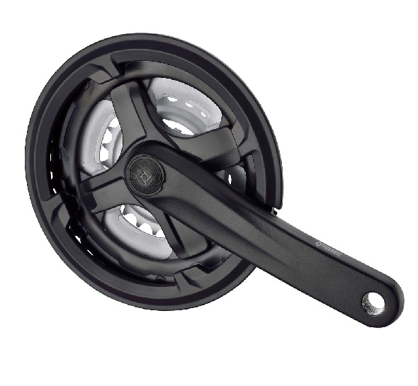 Фото Шатуны Prowheel ТА-CM68 (42-34-24), L-170 мм черный/серебряный (ТА-СM68-black)