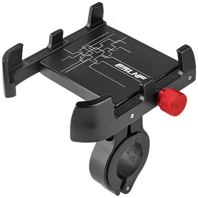 фото - Велотримач EsLNF для телефону 55-100мм ALU, чорний (90248)