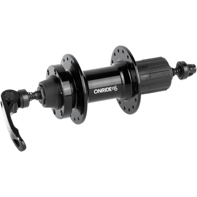 фото - Втулка задняя ONRIDE Hub 20R, под кассету, HG, 32 отверстия, disc, шарики, 135 QR, черная
