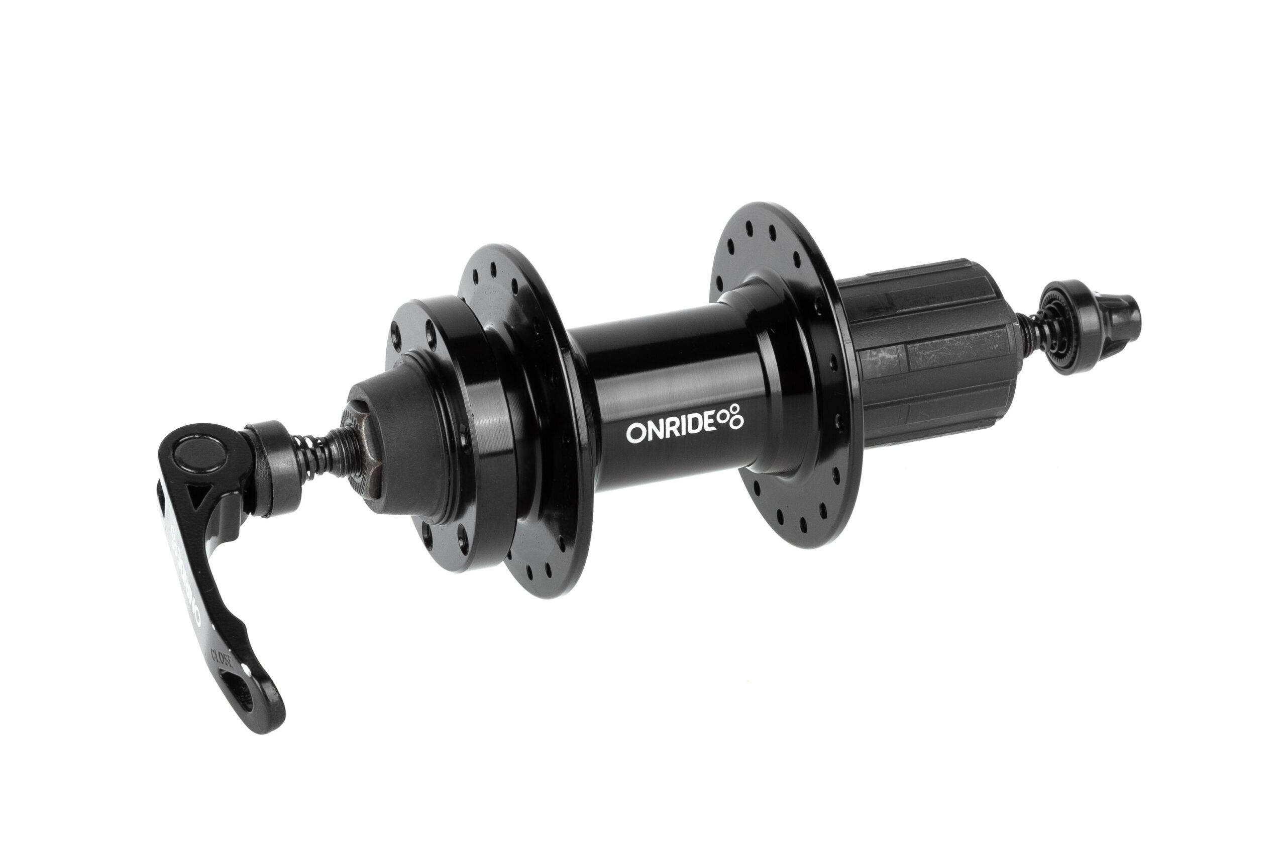 Фото Втулка задняя ONRIDE Hub 20R, под кассету, HG, 32 отверстия, disc, шарики, 135 QR, черная