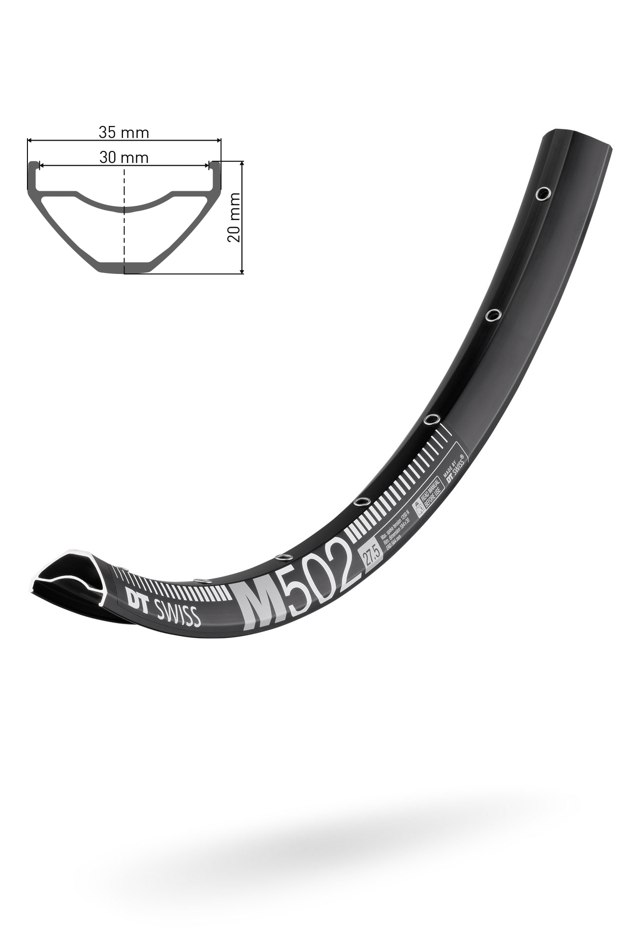 Фото Обід DT SWISS M 502 29×30 DISK BRAKE 32відп.