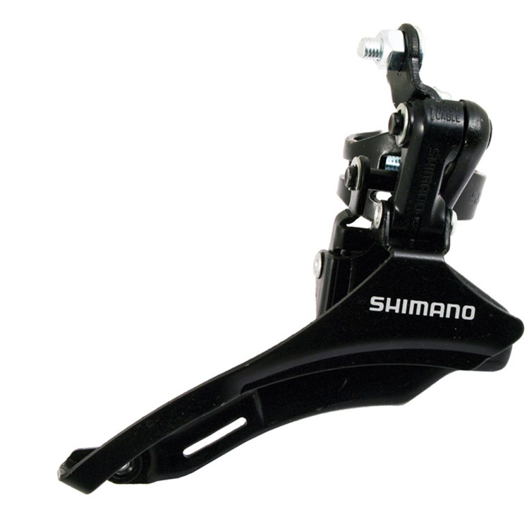 Фото Передний переключатель Shimano FD-TZ30 нижняя тяга, 28.6мм черный (FD-TZ30-down)
