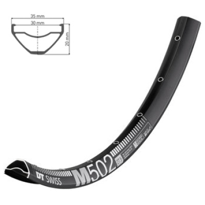 фото - Обод DT SWISS M 502 29×30 DISK BRAKE 28отв.