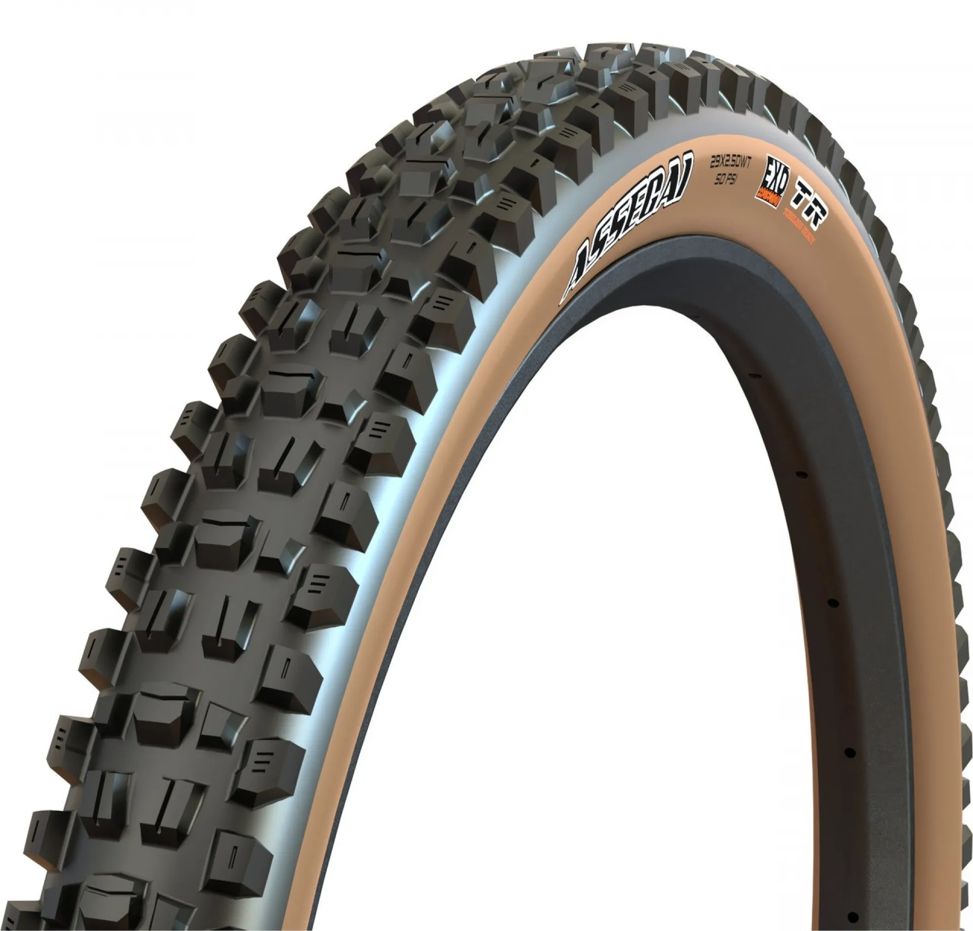 Фото Покрышка MAXXIS ASSEGAI 27.5X2.50 TPI-60 Foldable EXO/TR/TANWALL