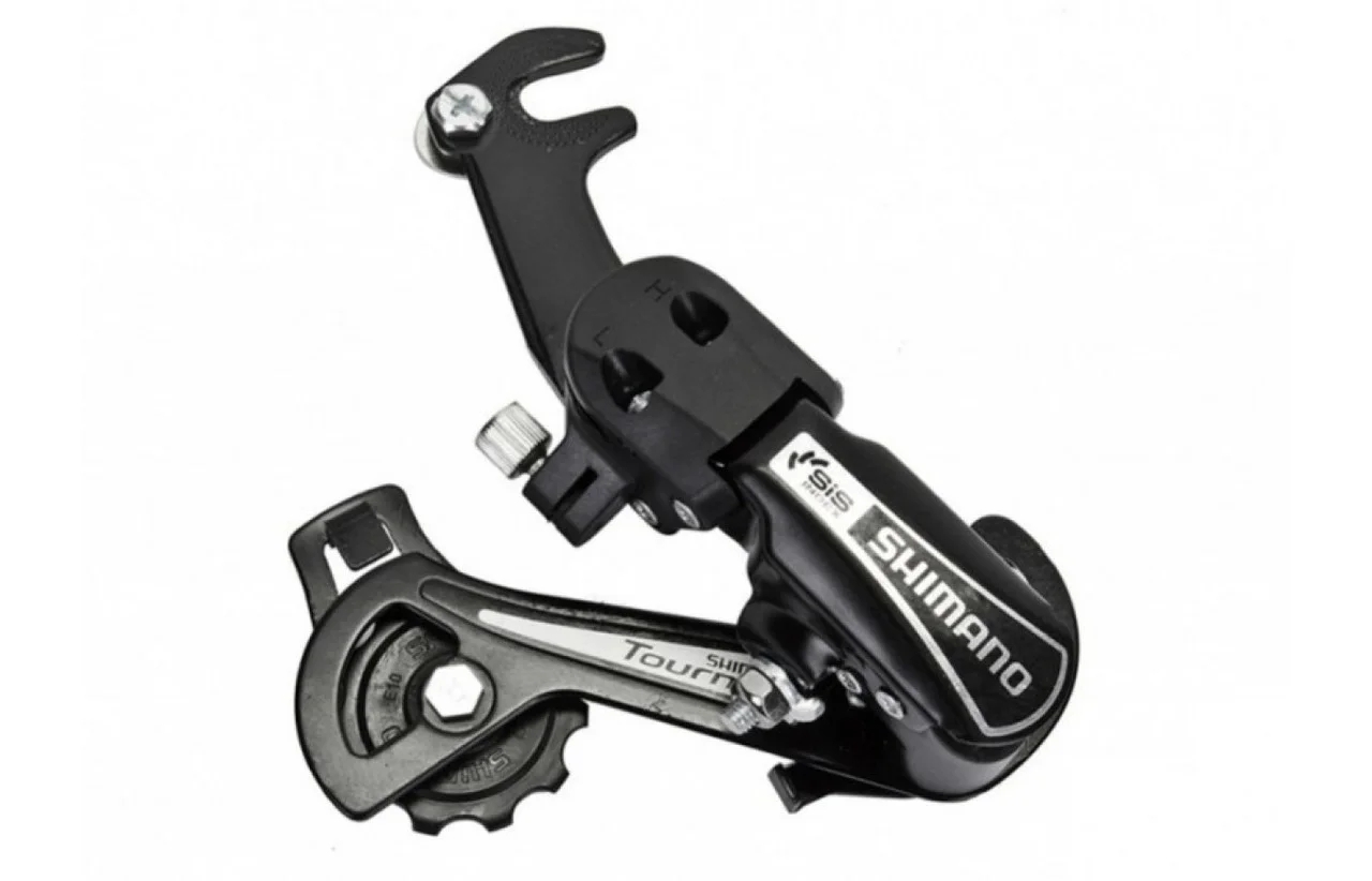 Фото Задний переключатель Shimano RD-TY21 Tourney под крюк, черный (RD-TY21-gak)