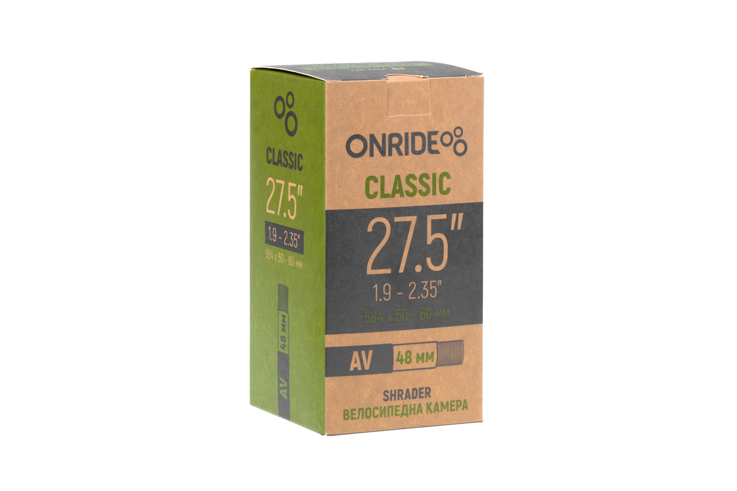 Фото Камера ONRIDE Classic 27,5"x1.9-2.35" (584×50-60) AV 48