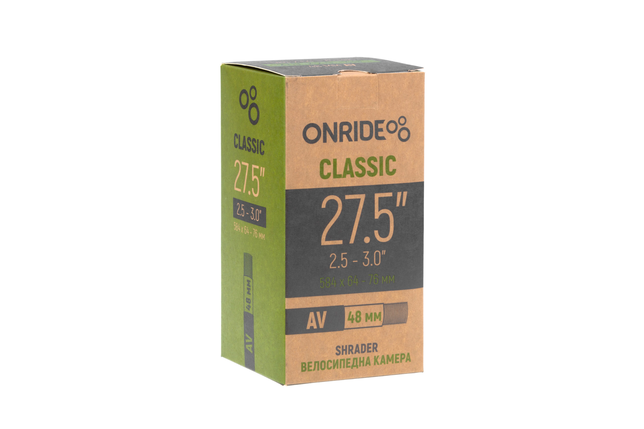 Фото Камера ONRIDE Classic 27,5"x2,5-3,0" (584×64-76) AV 48