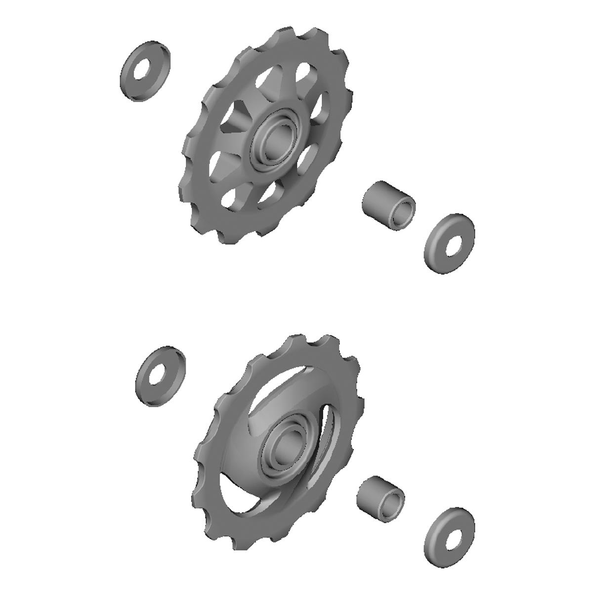 Фото Ролики заднього перемикача Shimano RD-TX35, чорний (PRC056)
