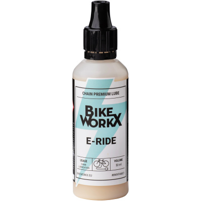 фото - Смазка для цепи BikeWorkX E-Ride, для электровелосипедов, 50 мл