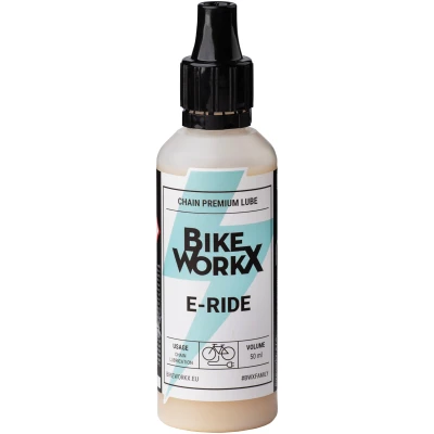 фото - Смазка для цепи BikeWorkX E-Ride, для электровелосипедов, 50 мл