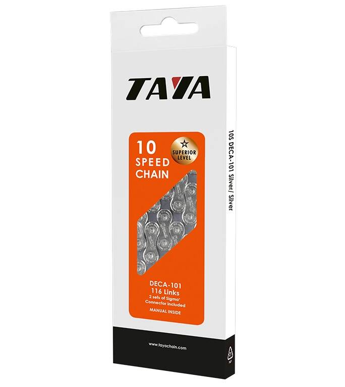 Ланцюг Taya DECA-101 10шв 1/2"X5/64",116L, сріблястий (LAN-127)