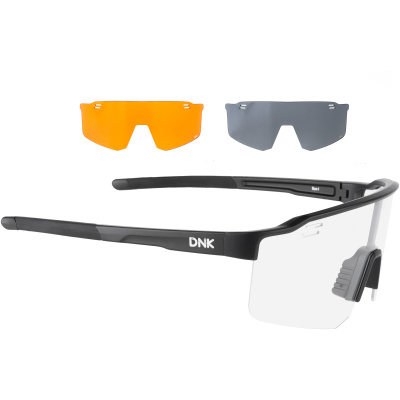 фото - Очки DNK Sun I с линзой дымчатый кат 3 (17%), сменные линзы: прозрачная палач 0, оранжевая палач 1