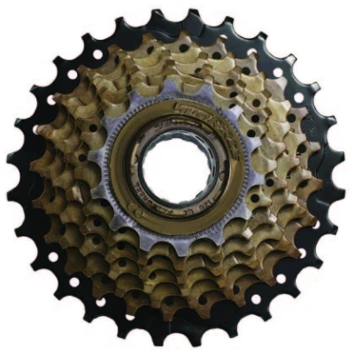 фото - Тріскачка SunRace MFM2A 6DS, 6 швидкостей, 14-28T, Brown/Black