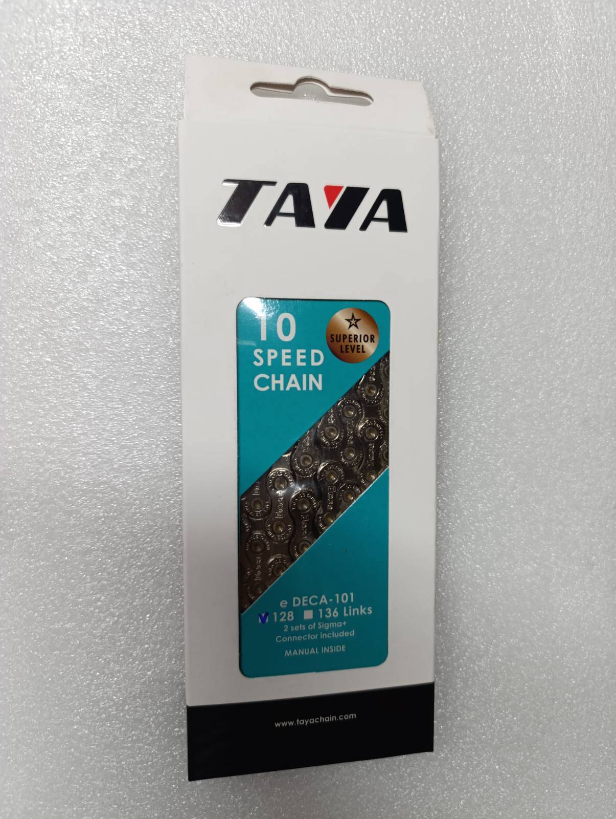 Ланцюг Taya eDECA-101 10 шв 1/2"X5/64", 128L, сріблястий (LAN-126)
