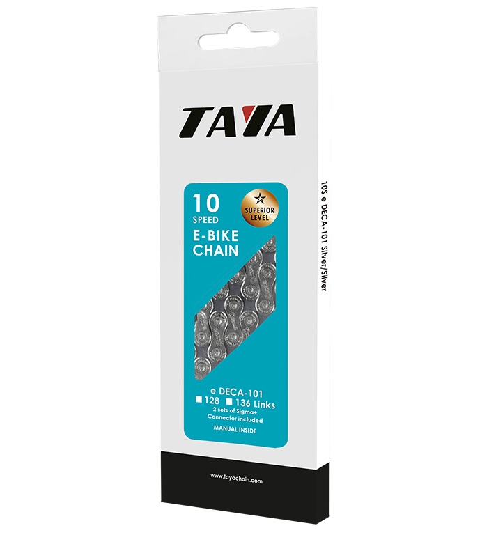 Ланцюг Taya eDECA-101 10 шв 1/2"X5/64", 128L, сріблястий (LAN-126)