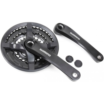 фото - Шатуны Shimano FC-TY501 28-48T, 170 мм, черный (fc-ty501-48)