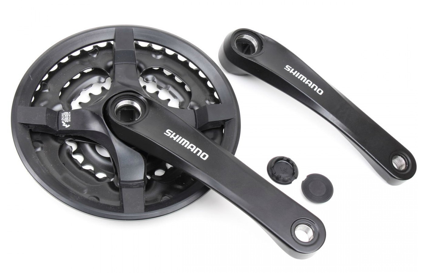 Фото Шатуны Shimano FC-TY501 28-48T, 170 мм, черный (fc-ty501-48)