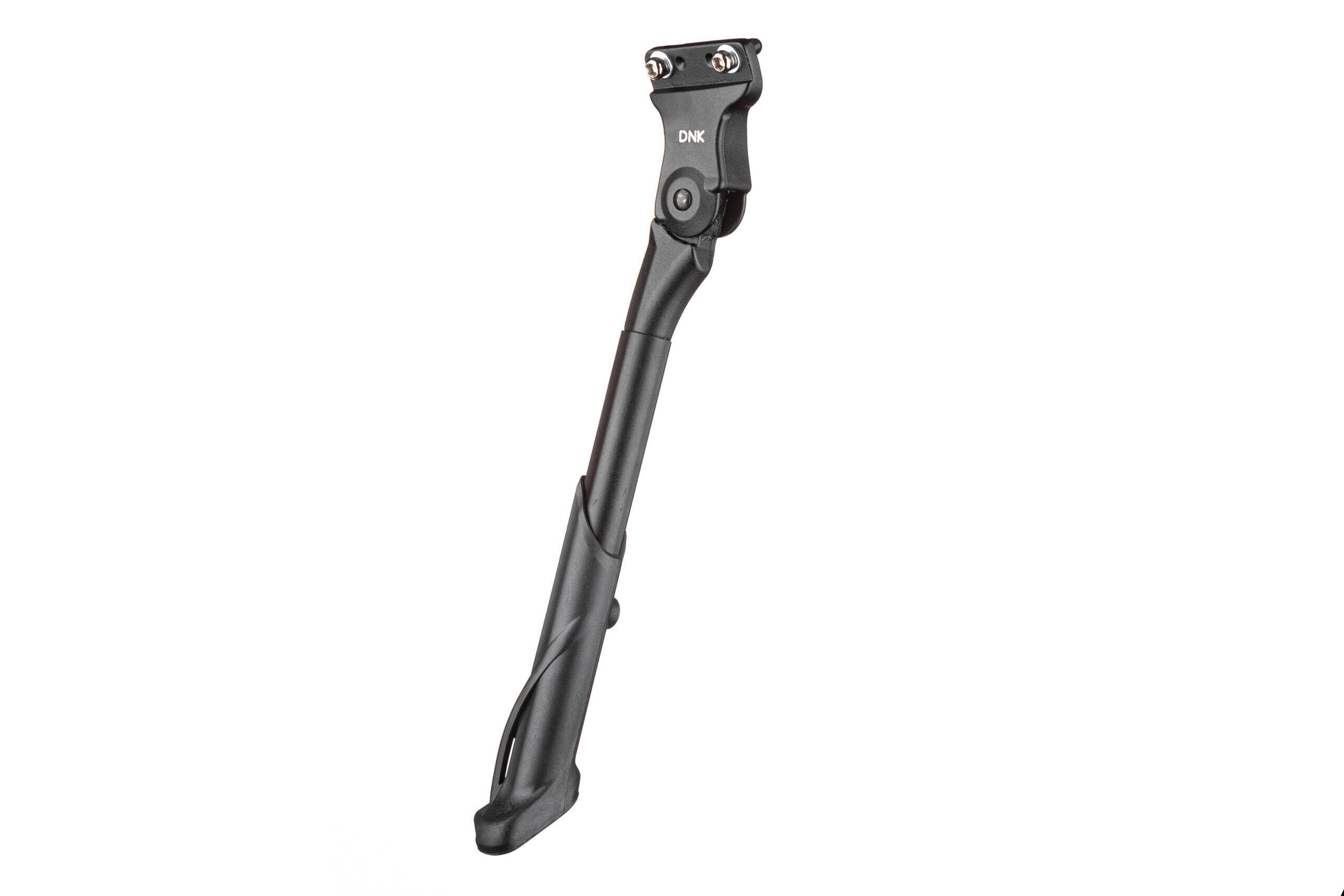 Подножка DNK E-bike Holes 24"-29" на перо под два болта 40мм, навант. до 35 кг, черная (polybag)