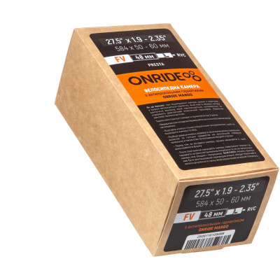 фото - Камера ONRIDE с герметиком ONRIDE Mango 27,5×1.9-2.35" (584×50-60) FV 48 RVC