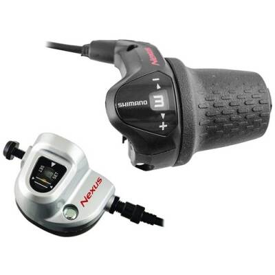 фото - Шифтер Shimano SL-3S42 Nexus 2200мм 3 скор. черно-серый (MAN097)
