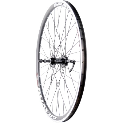 фото - Колесо заднее 27.5 Gravity втулка Neco MS31R под диск, под трещотку, черный (10393)