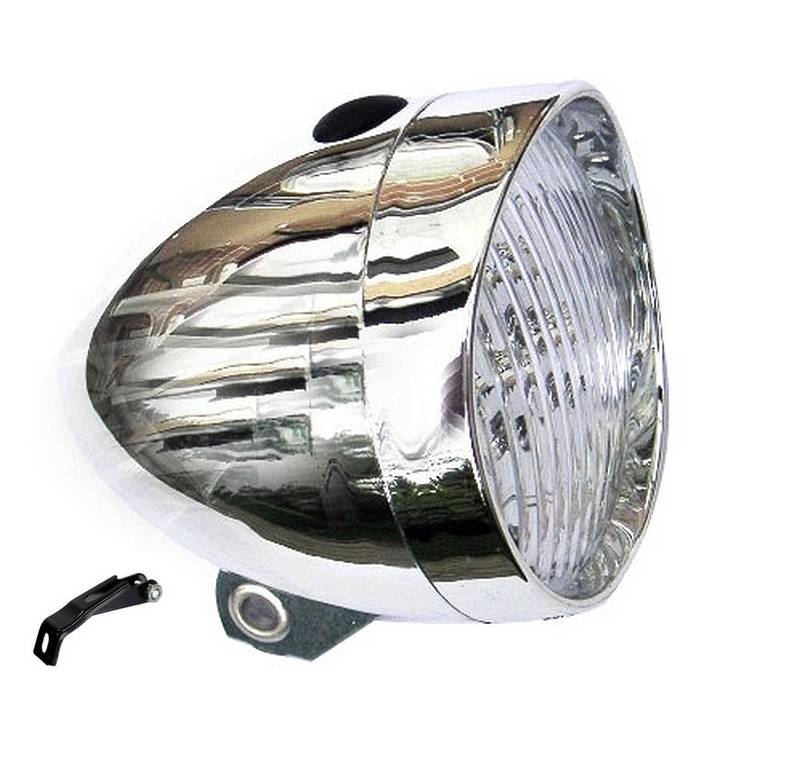 Передняя фара Kands 3 Led на батарейках, серебристый (JY-592S)