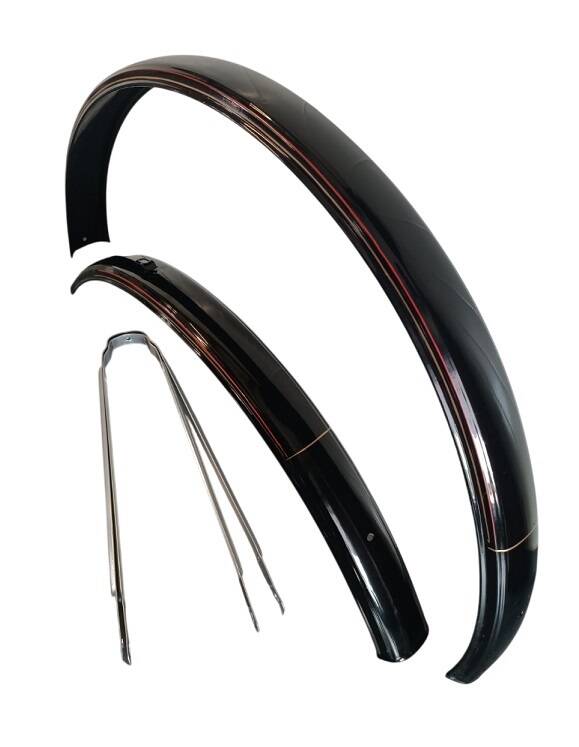 Крылья 28" CT пара, сталь черный (1810)