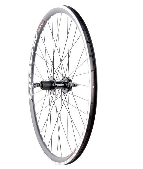 Колесо заднее 27,5" Gravity втулка Neco MS37R под кассету 8-10шв, черное (12135)