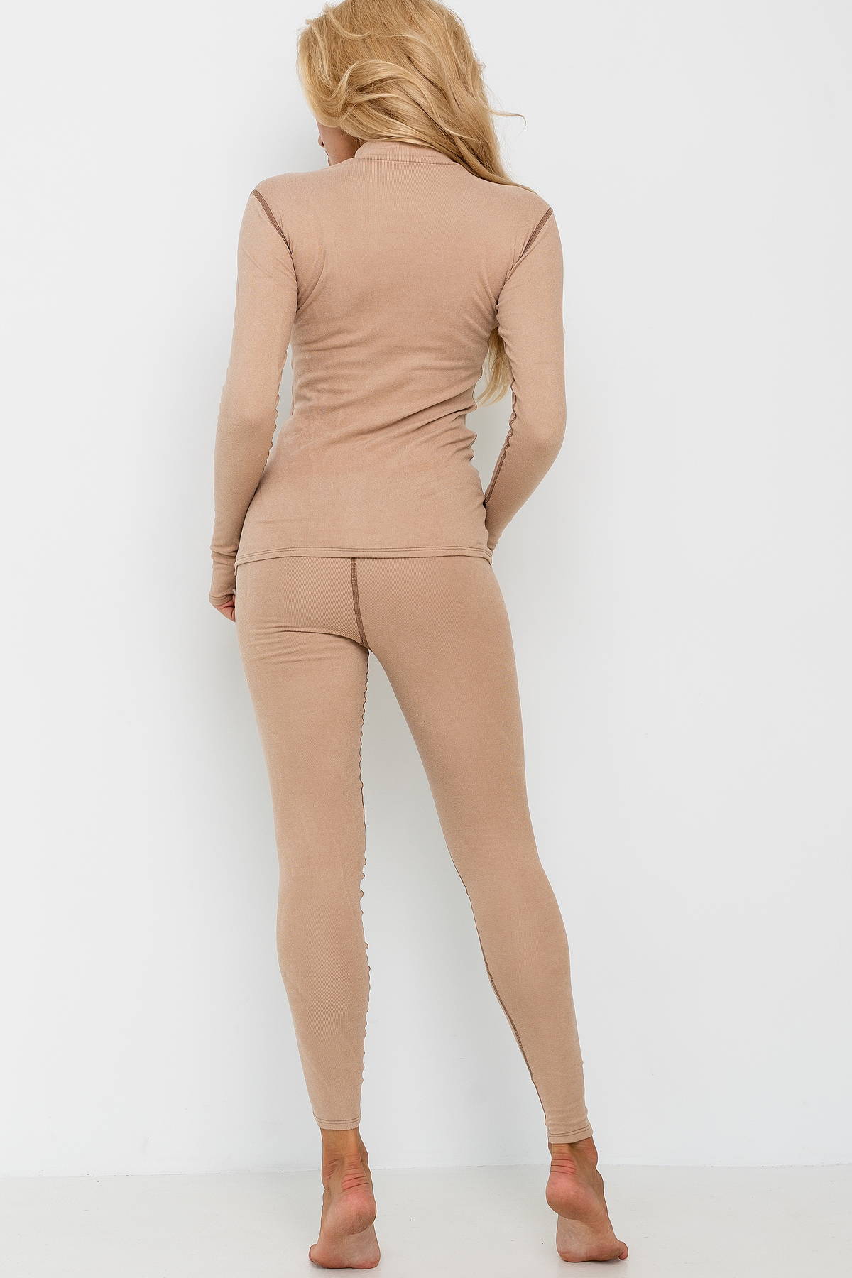 фото - Женский термогольф NORWAY бежевый