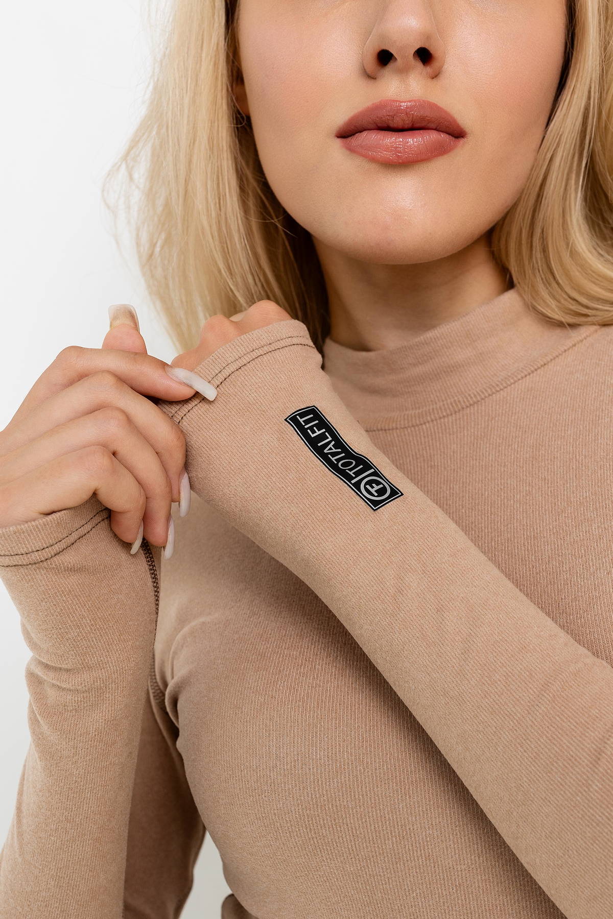 фото - Женский термогольф NORWAY бежевый