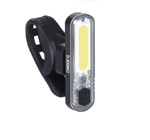 Переднє світло ONRIDE Plato Mag (100 lm, 330 mAh, Type-C), пластикове, кріплення на магніті