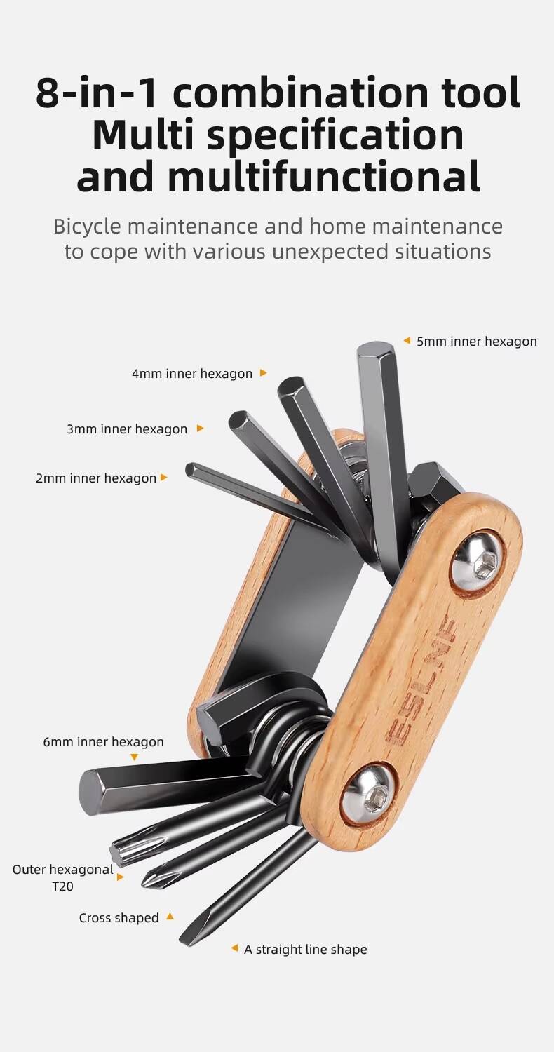 Мультитул EsLNF 8 функцій Bamboo (FQ01)