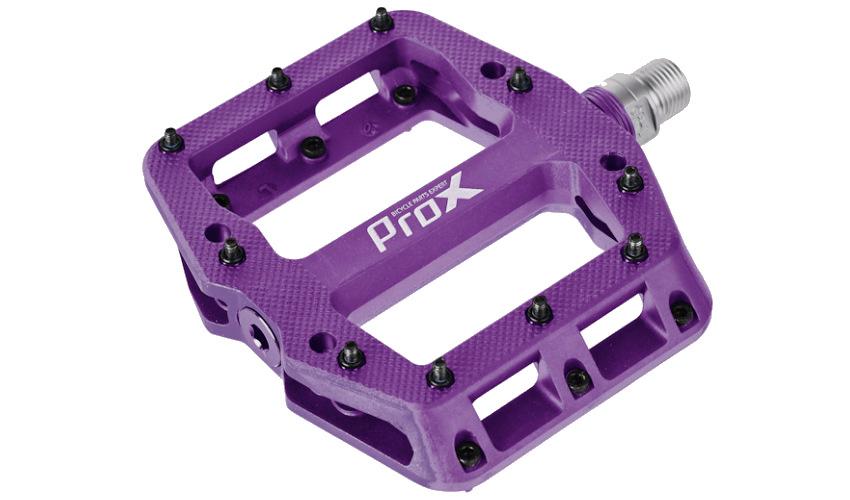 Педали ProX PRO 26 нейлон, пром. пара, фиолетовые (C-PE-0173)