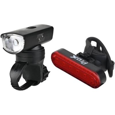 фото - Комплект ліхтарів ProX Enif SET 350LM + 10LM, 1100mAh Garmin USB-c чорний (A-O-B-P-0541)