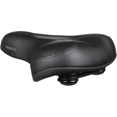 Седло ONRIDE Seam, стальные рамки, 255х210 мм, с эластомером, черный