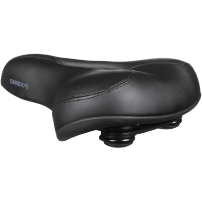 Седло ONRIDE Seam, стальные рамки, 255х210 мм, с эластомером, черный