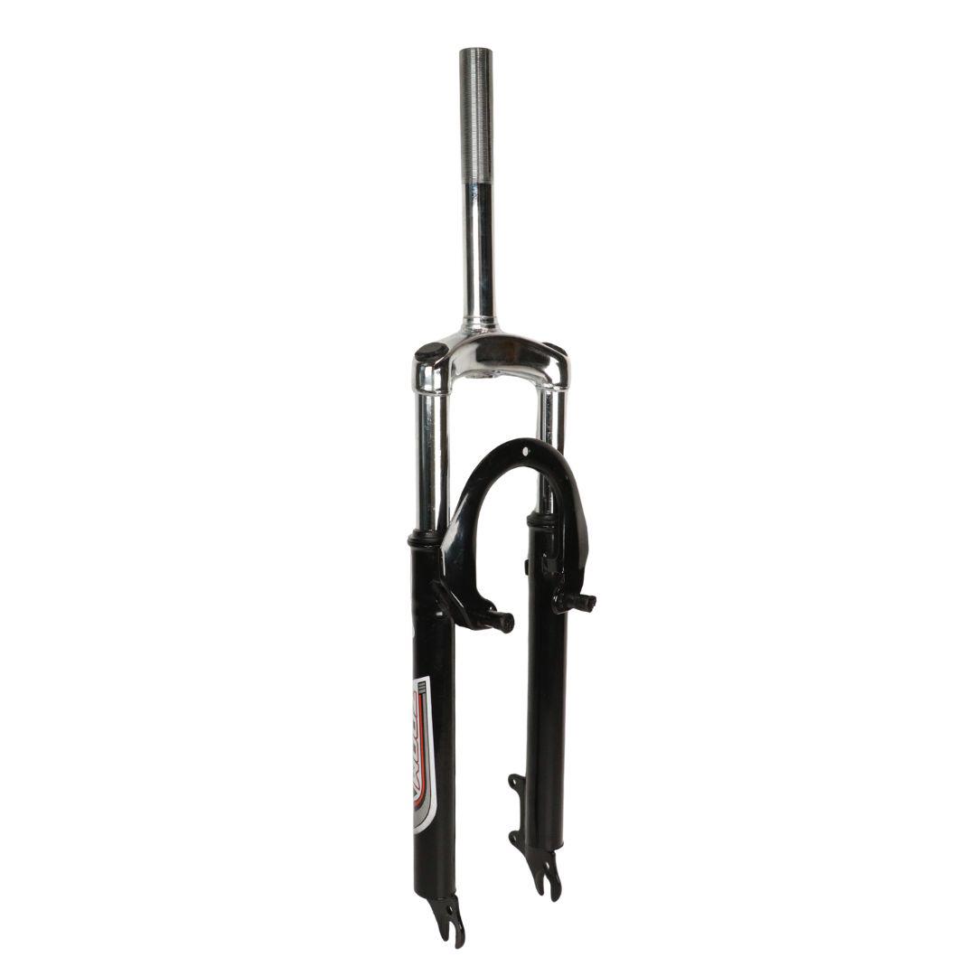 Вилка 26" AM ST 1" disc/v-br з різьбленням під ексцентрик, шток — 200 мм, хід — 50 мм, PJ-06S-26VD, чорна, різьблення 100 мм